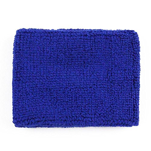 Image of Blue Blank Brake Reservoir Cover by Reservoir Socks for Motorcycles, Sportbikes