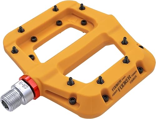 Pedales FOOKER MTB para bicicleta de montaña 3 rodamientos antideslizantes ligeros de fibra de nailon pedales de plataforma de bicicleta para BMX