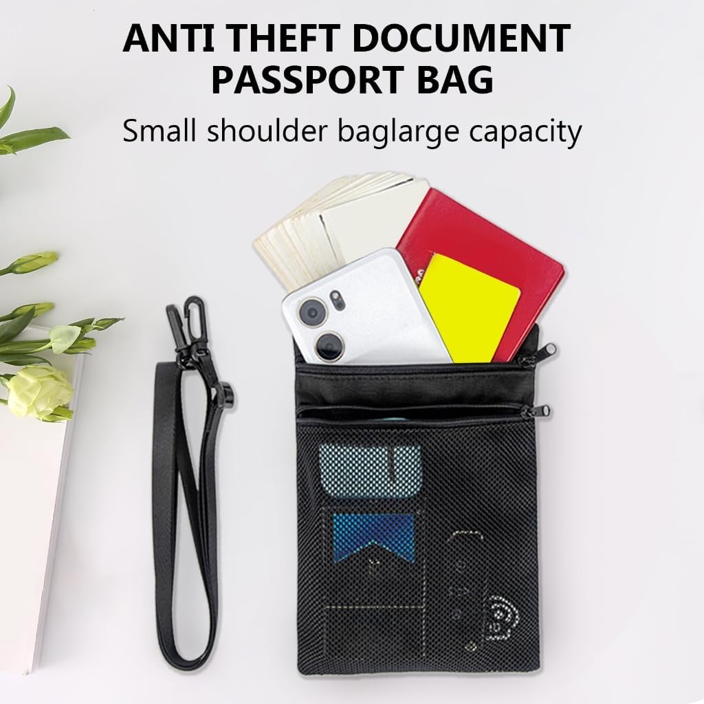 Travel Pouch Neck Pouch Travel Wallets Passport Holder Travel Crossbody Bag