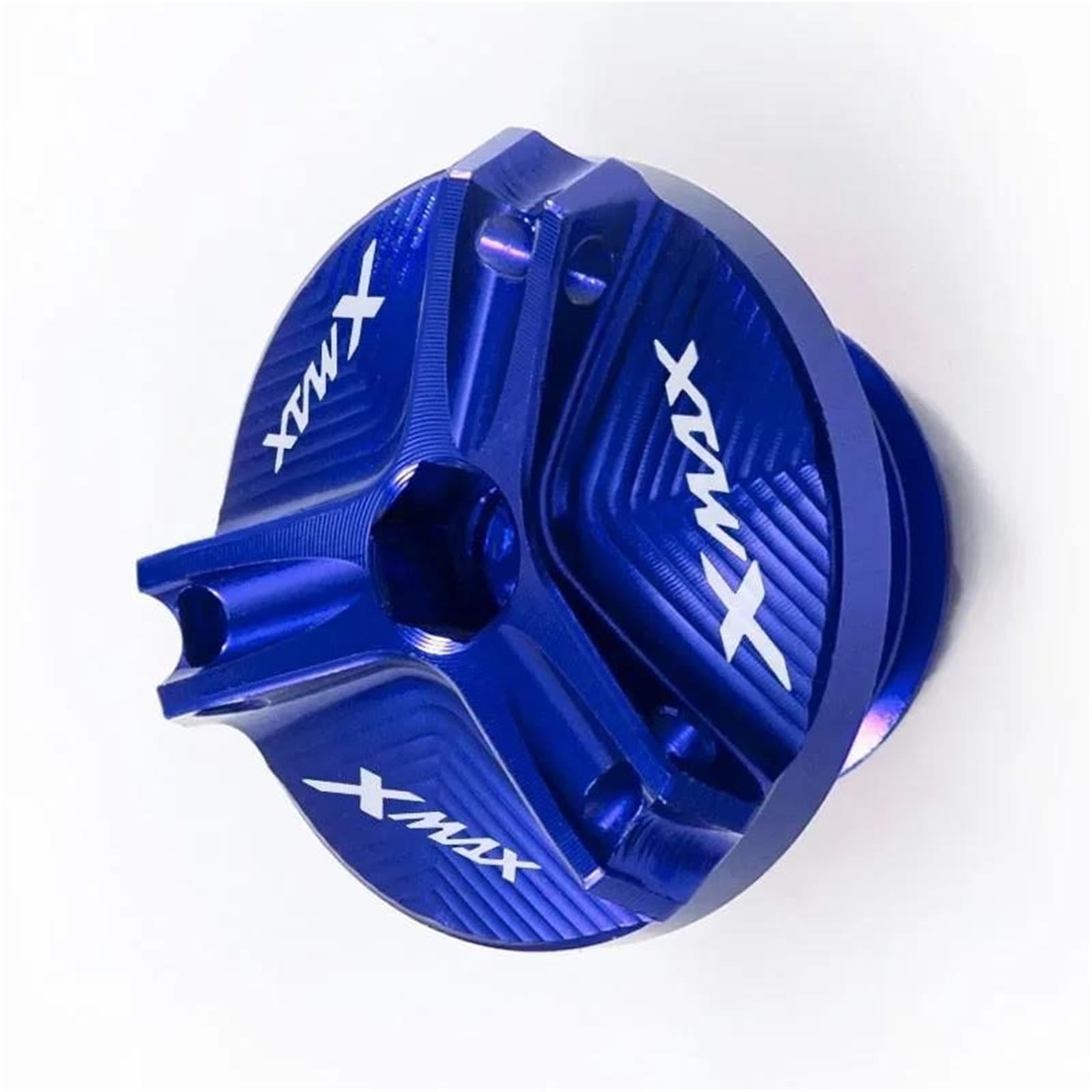 Schutzteile Motoröldeckelschraube Öleinfülldeckel Zubehör Für Yamaha XMAX 250 300 XMAX300 X-MAX 2017–2020 2021(Blu)