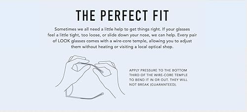 Miniatura 4 de LOOK OPTIC Abbey Blue-light Reader - Gafas - Tecnología RETINASHIELD (negro, 0.00)