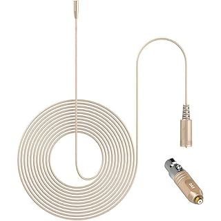 Deity Microphones W.Lav Micro 3mm Lavalier with TA5f DA5 Microdot Adapter for Lectrosonics Wireless Kit