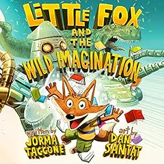 Little Fox and the Wild Imagination Audiolibro Por Jorma Taccone, Dan Santat arte de portada