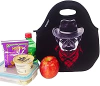 Vista 4 de Wrapables Bolsa de almuerzo de neopreno aislada, cachorro resistente