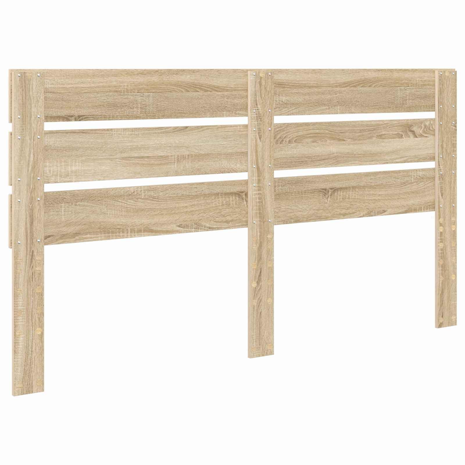 vidaXL Tête de lit Chêne Sonoma Bois d'ingénierie, Décor Moderne de Chambre, tête de lit rectangulaire, Accessoires Solides pour Un Espace de Sommeil Contemporain