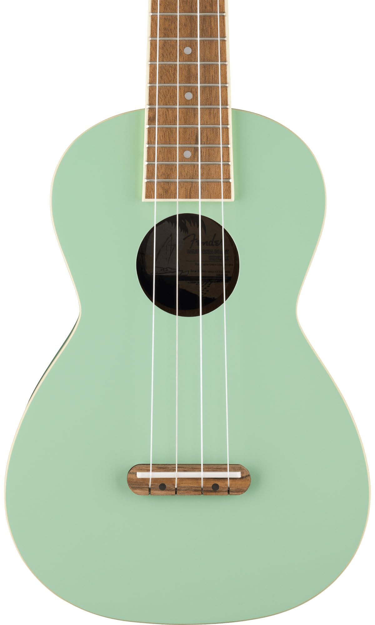 Amazon.com: Fender Monterey Concert Ukulele - Surf Green Bundle