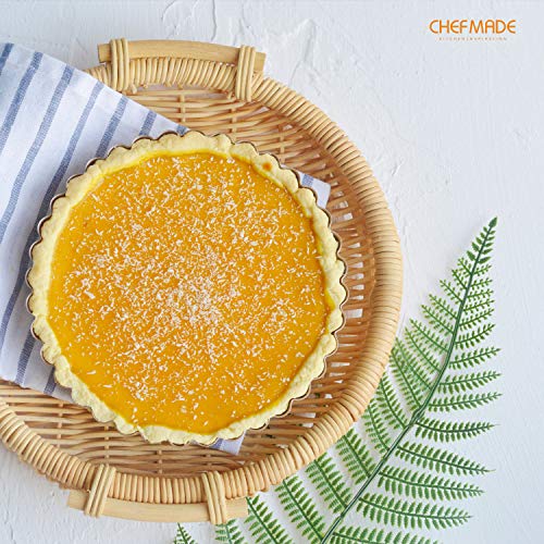 image for CHEFMADE Tart Pan, 7-Inch with Removable Loose Bottom Non-Stick Round 