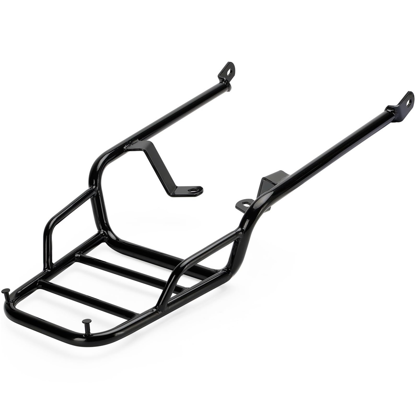 Portaequipajes Trasero Motocicleta Portaequipajes Trasero Negro para Street Twin 900 2017-2023, Soporte De Asiento para Motocicleta, Riel Maletero para