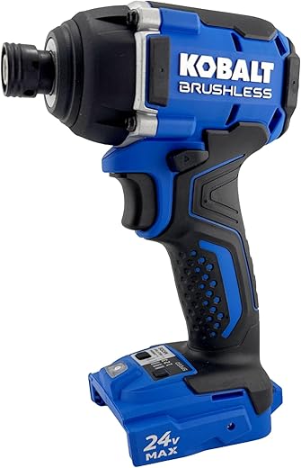 Cordless Brushless 1/4" Impact Driver for Kobalt 24V Batteries