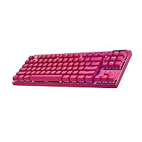 Logitech G PRO X TKL LIGHTSPEED tastiera gaming wireless - MAGENTA