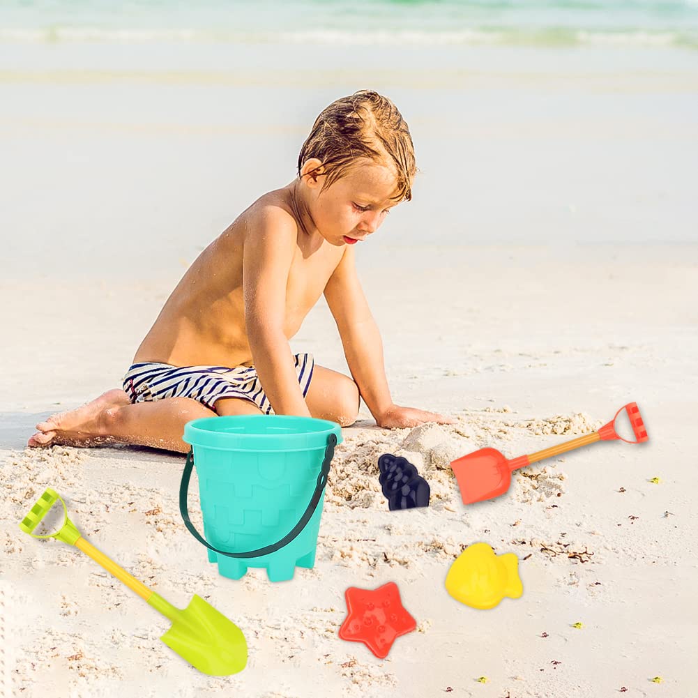 Jouets De Plage Pour Enfants – Pelles, Moules, Sablier, Moulin à Vent, Sac De Transport