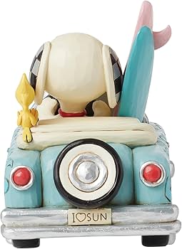 Amazon.co.jp: JIM SHORE スヌーピー＆ウッドストック カーサーフィン