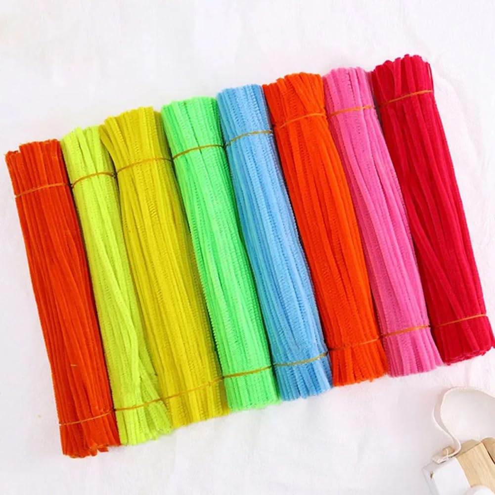 Limpiapipas a Granel, Tallos de Chenilla esponjosos para Manualidades, Regalos Hechos a Mano y decoración.
