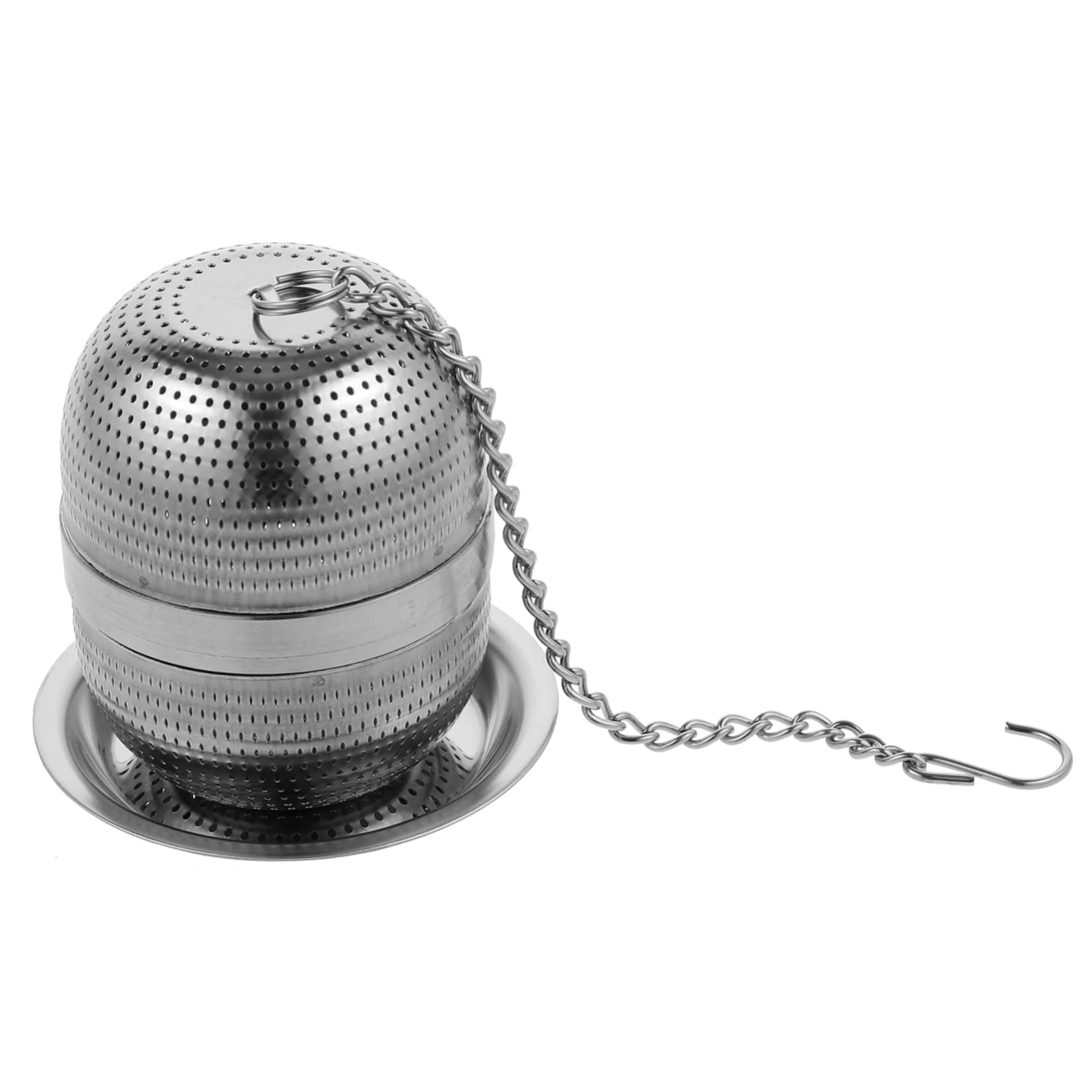 PRETYZOOM 4 Uds Filtro De Bandeja De Goteo Colador De Cóctel Té Hojas Sueltas Calentador De Tazas Para Café Práctico Colador De Té Bola De Malla Colador De Té Té Suelto Filtro De Café