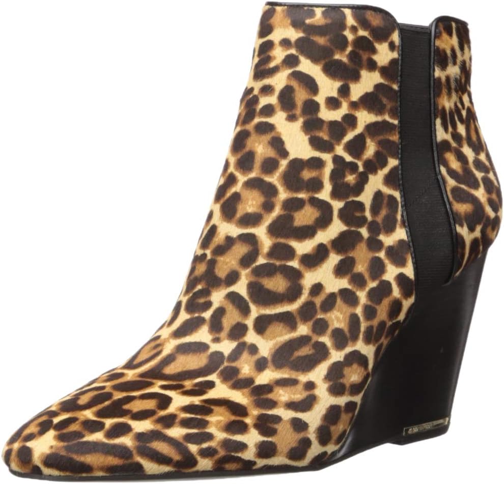 Kenneth Cole Women's Merrick Wedge Ankle Boot, Natural, 6