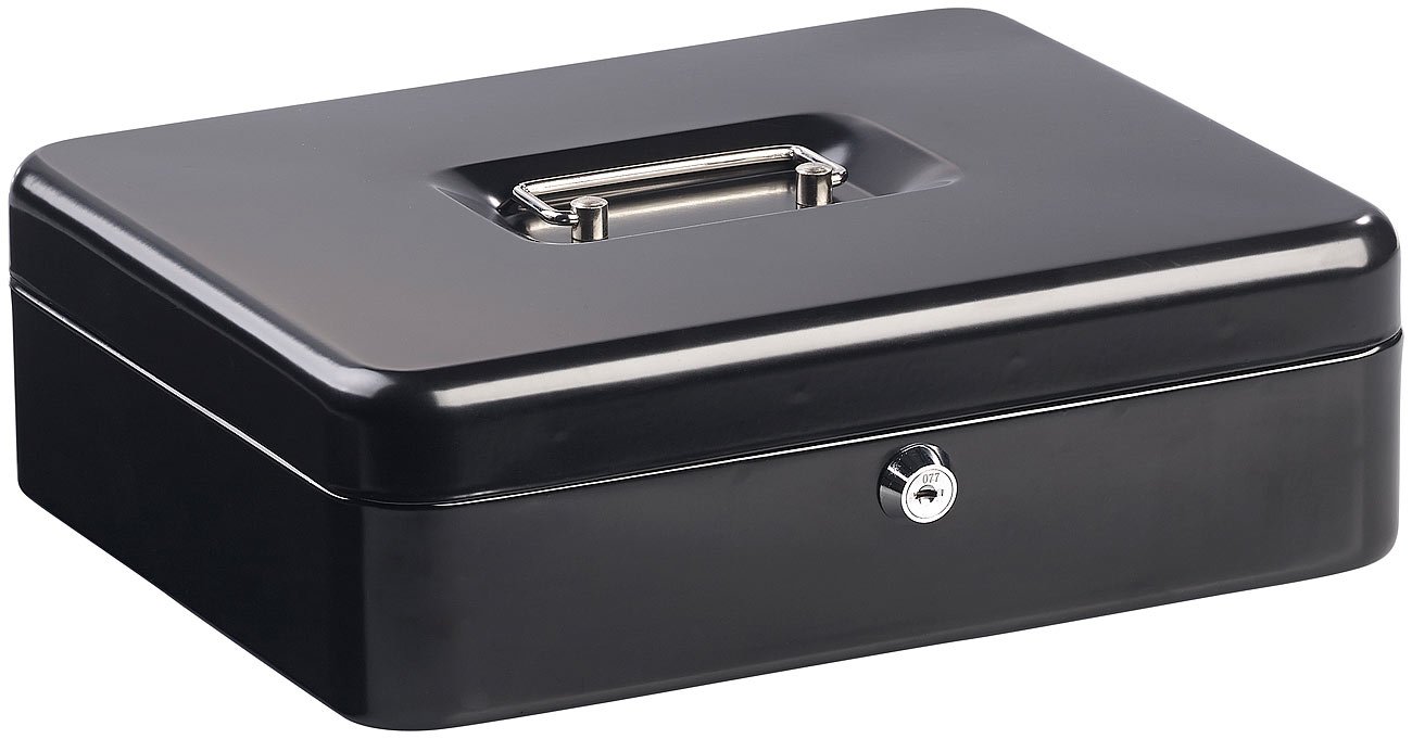 Caisse à monnaie en acier - 30 cm [XCase]