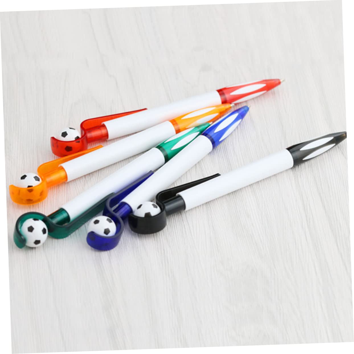 40piezas Bolígrafo De Fútbol Creativo De Bolígrafos Retráctiles Multicolores Para Niño Niña Para Fiestas y Material Escolar