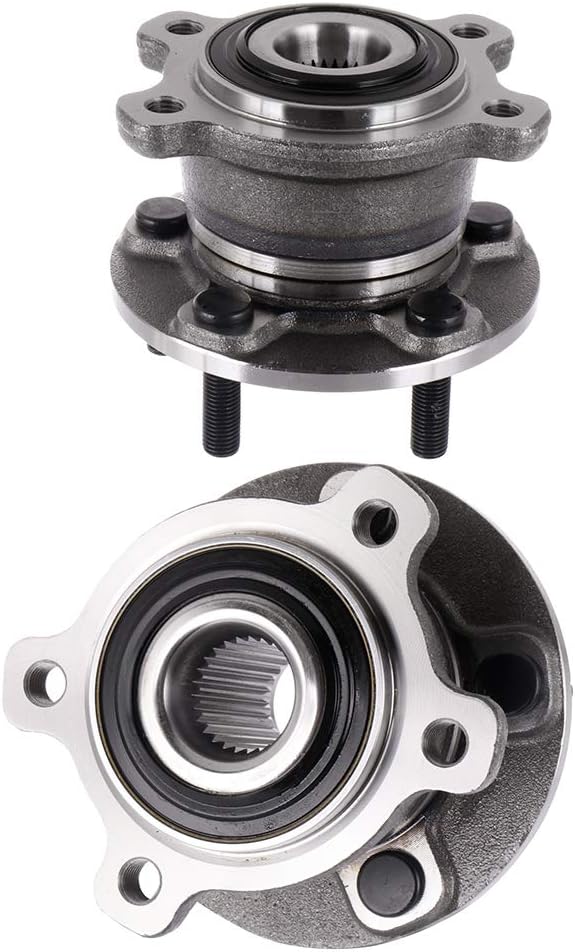 512500 Rear Wheel Bearing and Hub Assembly compatible with 2013-2018 For Ford Escape, 2015-2018 For Lincoln MKC 5 Lugs w/ABS