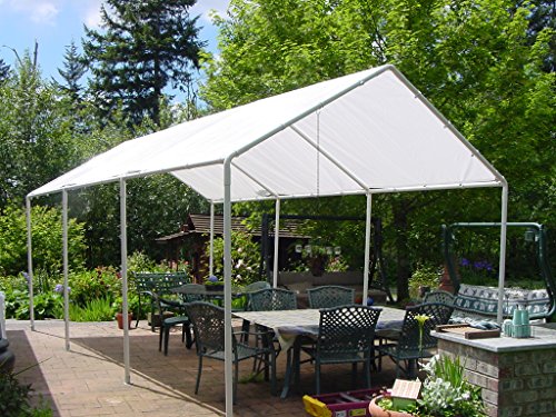 20X30 Multi-Purpose White Heavy Duty Dry Top Poly Tarp (20'X30') #TOP1