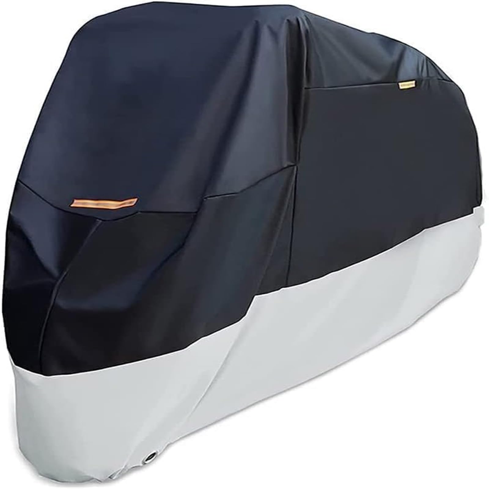 STAGI Motorbike Cover for BMW R 1200 GS LC R1200GS R1250GS R 1250 GS HP ADV, Oxford Cloth Motorcycle Cover Waterproof Duty Durable Rip Proof Indoor Ourdoor Protection,A/Black-Silver-XXXXL