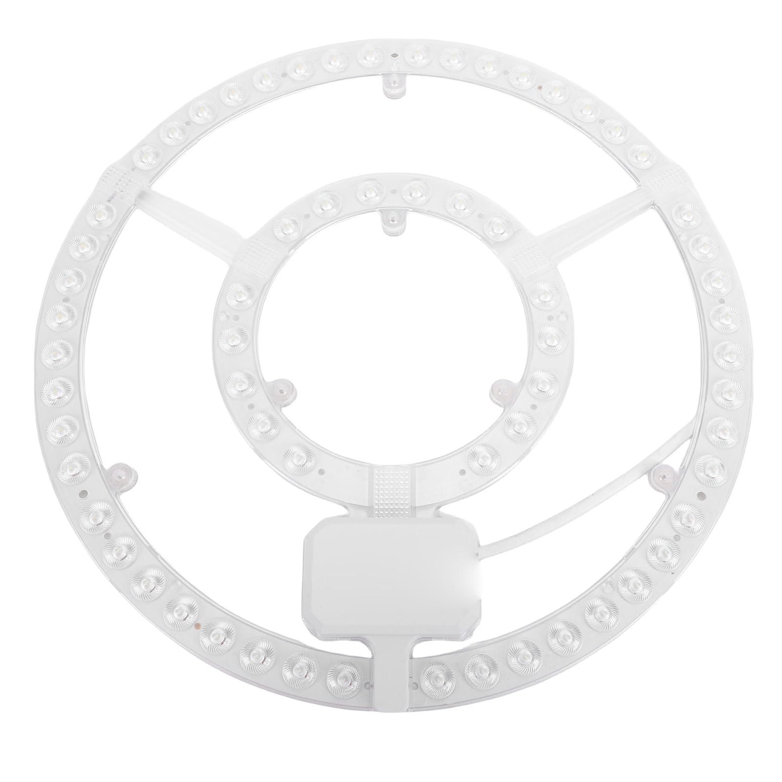 Bewinner Kit de Adaptación del Motor de Luz LED de 12.01 Pulgadas, Módulo Redondo de Luz de Techo LED Módulo de Luz de Techo de Alto Brillo de Luz Blanca Panel de 72 W para Reemplazo