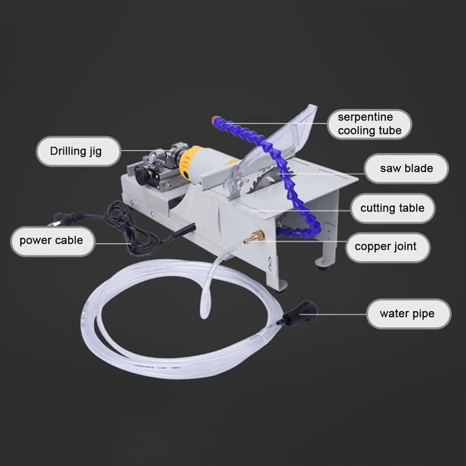 その他 D 750W ロックジュエリーバッファーポリッシャー、800-10000rpm ベンチ