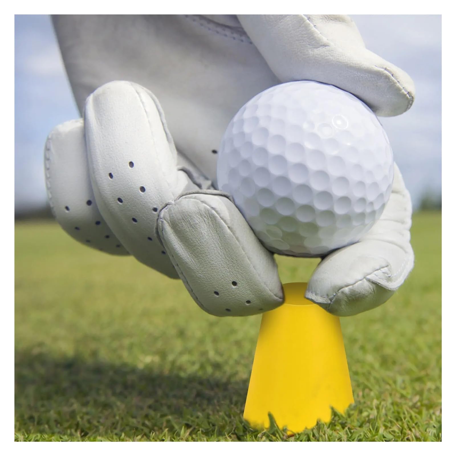 24 Stück Golfballhalter Golf Tees Gummi Flexibles Trainingszubehör Übungsständer for Indoor Outdoor Golf Tees