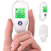Forehead Thermometer for Adults Kids, Non-Contact Baby Thermometer, Medical Infrared Digital Thermometer, Instant and Accurate Reading with LCD Display, Fever Alarm, Mute Code, Portable Mini