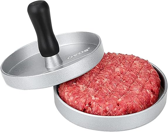 Tokaneit Aluguss Hamburgerpresse Mit Antihaftbeschichtung - Perfekte Burger In Sekunden