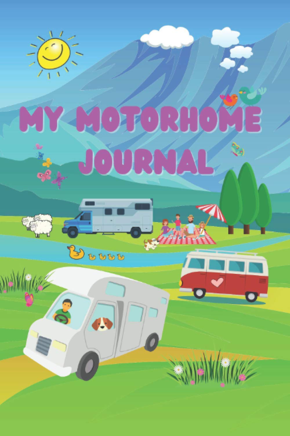 My Motorhome Journal | Your Motorhome Journal Travel log Book | Record Your Travel Adventures In This Camper Journal: A5 Pink Version