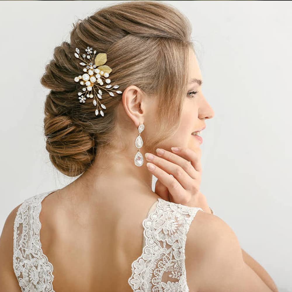 Amazon.com : inSowni 36 Pack Gold Flower Leaf Bridal Wedding  display picture 2