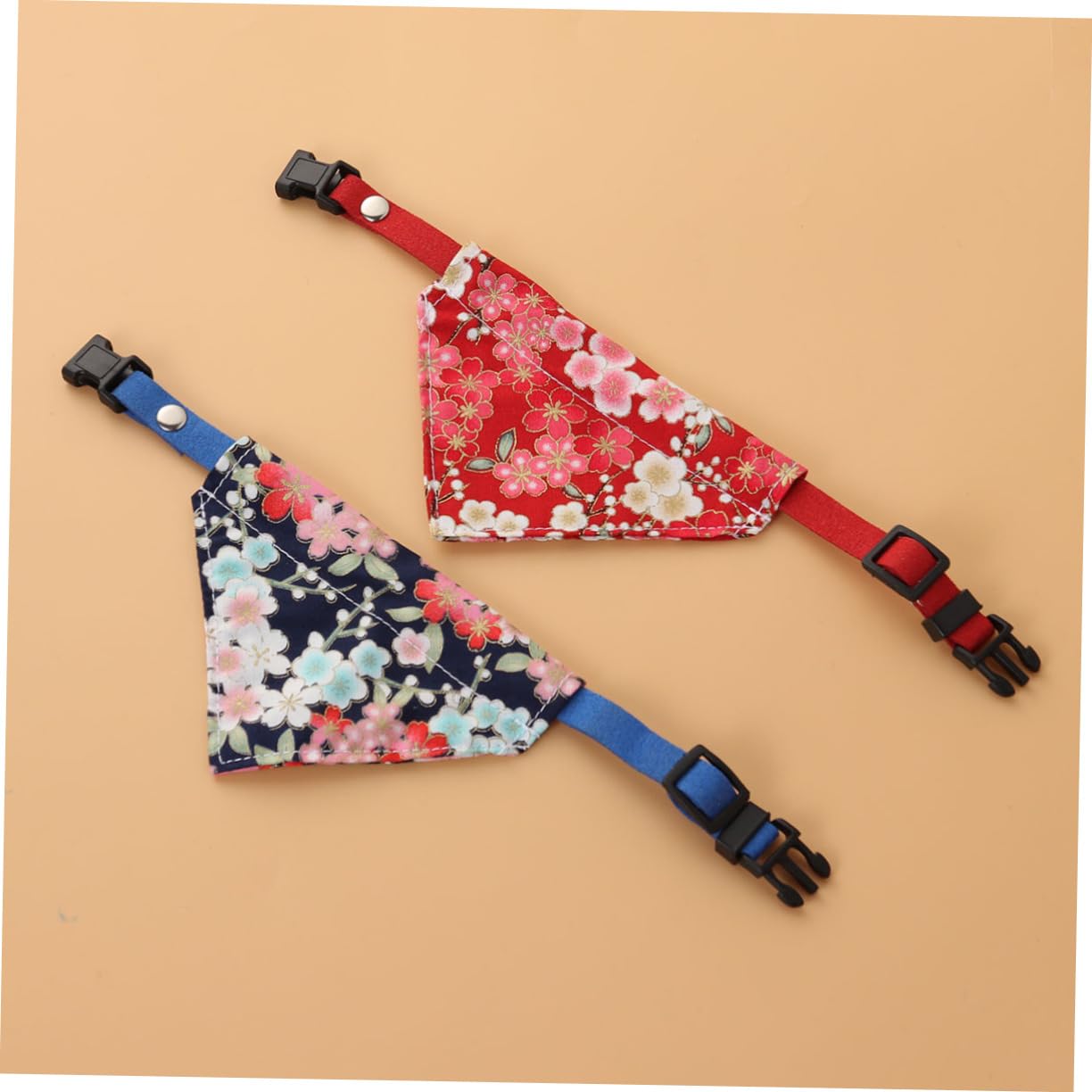 YARNOW 6pièces Collier Bandana pour Chien Réglable avec Motif Floral Et Accessoires Animaux