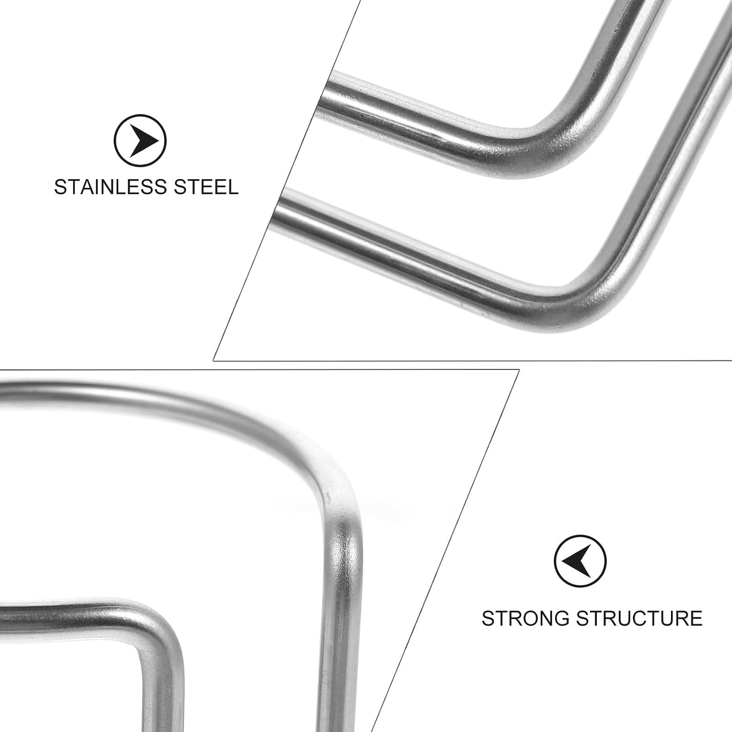 Stainless Steel Outdoor Cup Holder Water Cup Storage Rack for Car Boat Bathroom Use Sturdy Bottle and Mug Holder