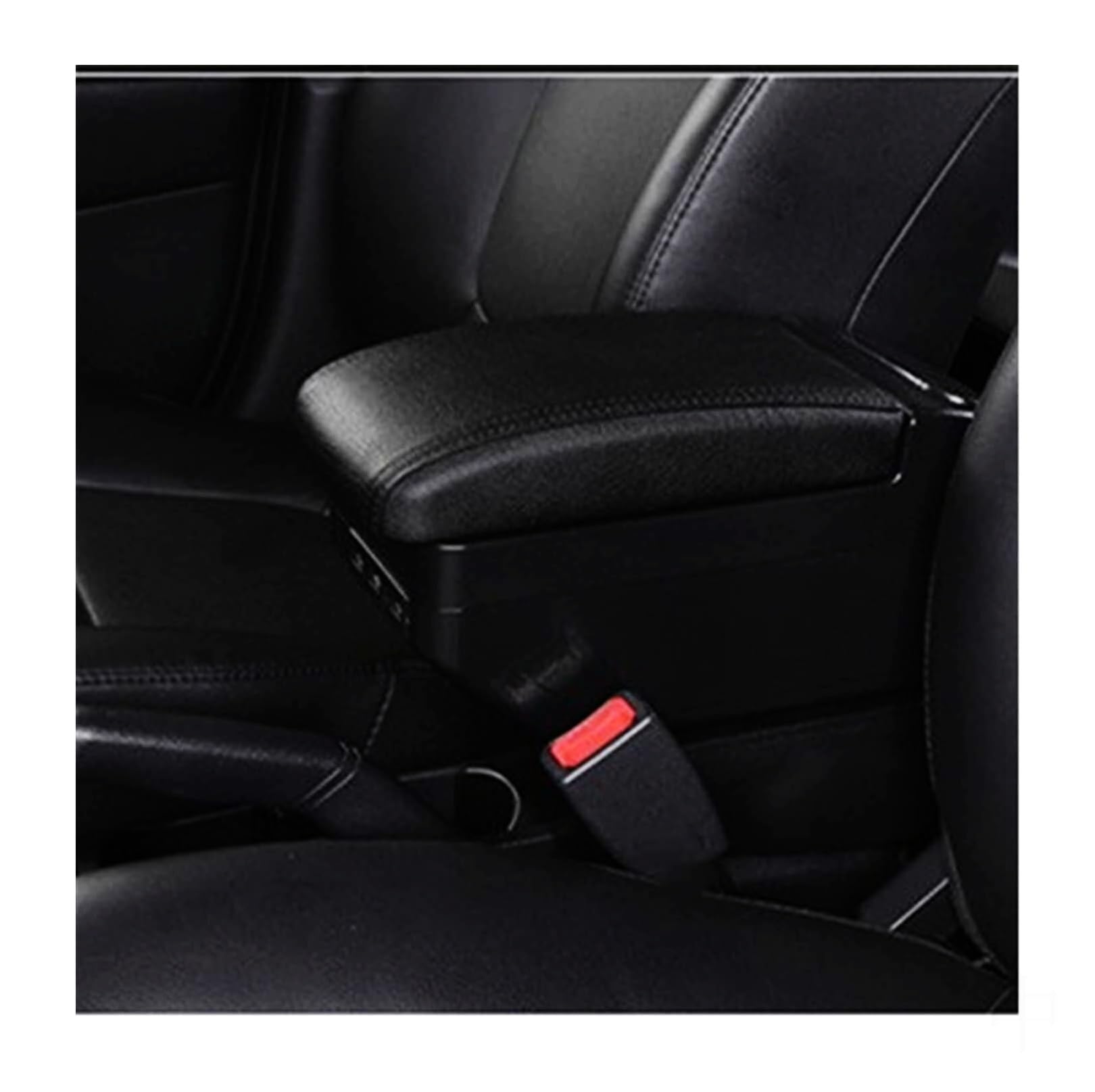 Rehausseur d'accoudoir de voiture Boîte de rangement pour accoudoir central avec 9 ports USB chargement Pour Nissan Pour Micra K13 (2010-2022)