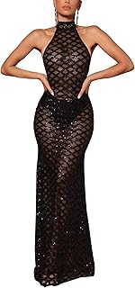 Women's Sexy Elegant Sparkly Sequins Evening Dress Party Club Night Outfits - Buy now