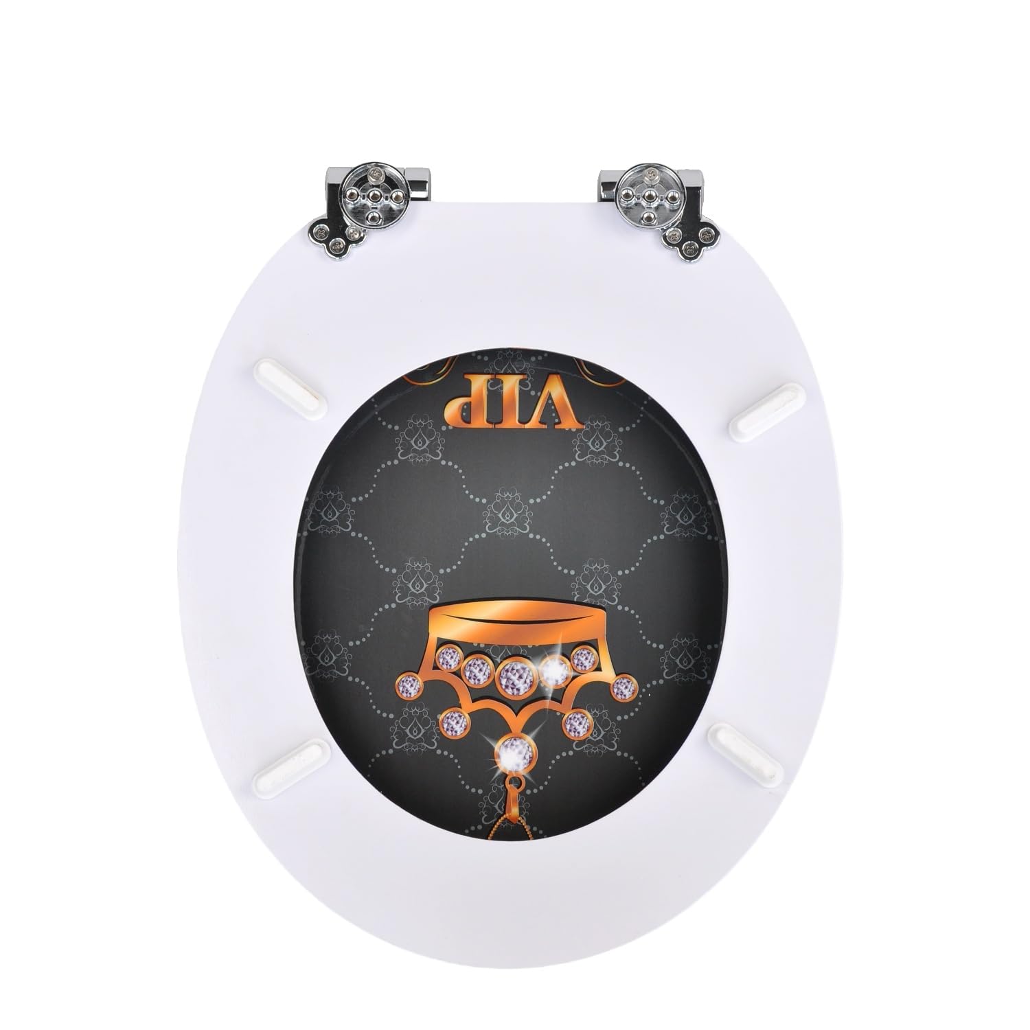 SINOBATH Sedile e copriwater per WC con sistema di abbassamento automatico, in tanti bei modelli tra cui scegliere, in legno robusto