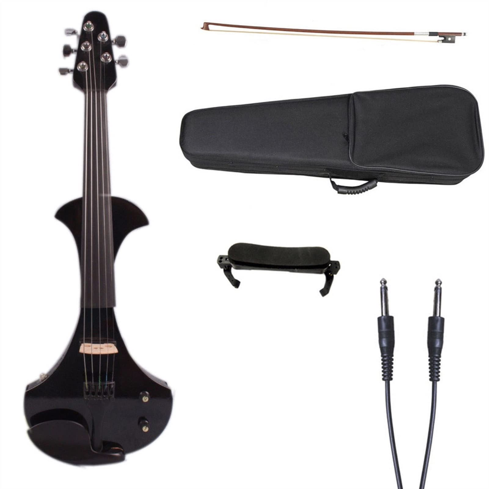 エレキバイオリン 4/4サイズ ケース 弓付属 弦楽器 Amazon.co.jp: Toysmith エレキヴァイオリン 4/4フルサイズ