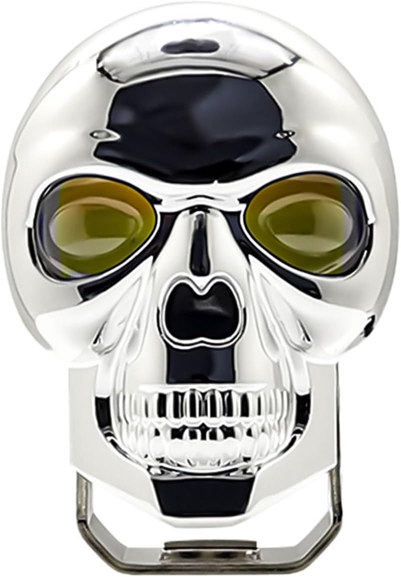 1Pcs Motorcycle Driving Fog s LED Pod s Bar Skull-shaped xiliary Heads for Jeep Offroad Truck ATV UTV Boat