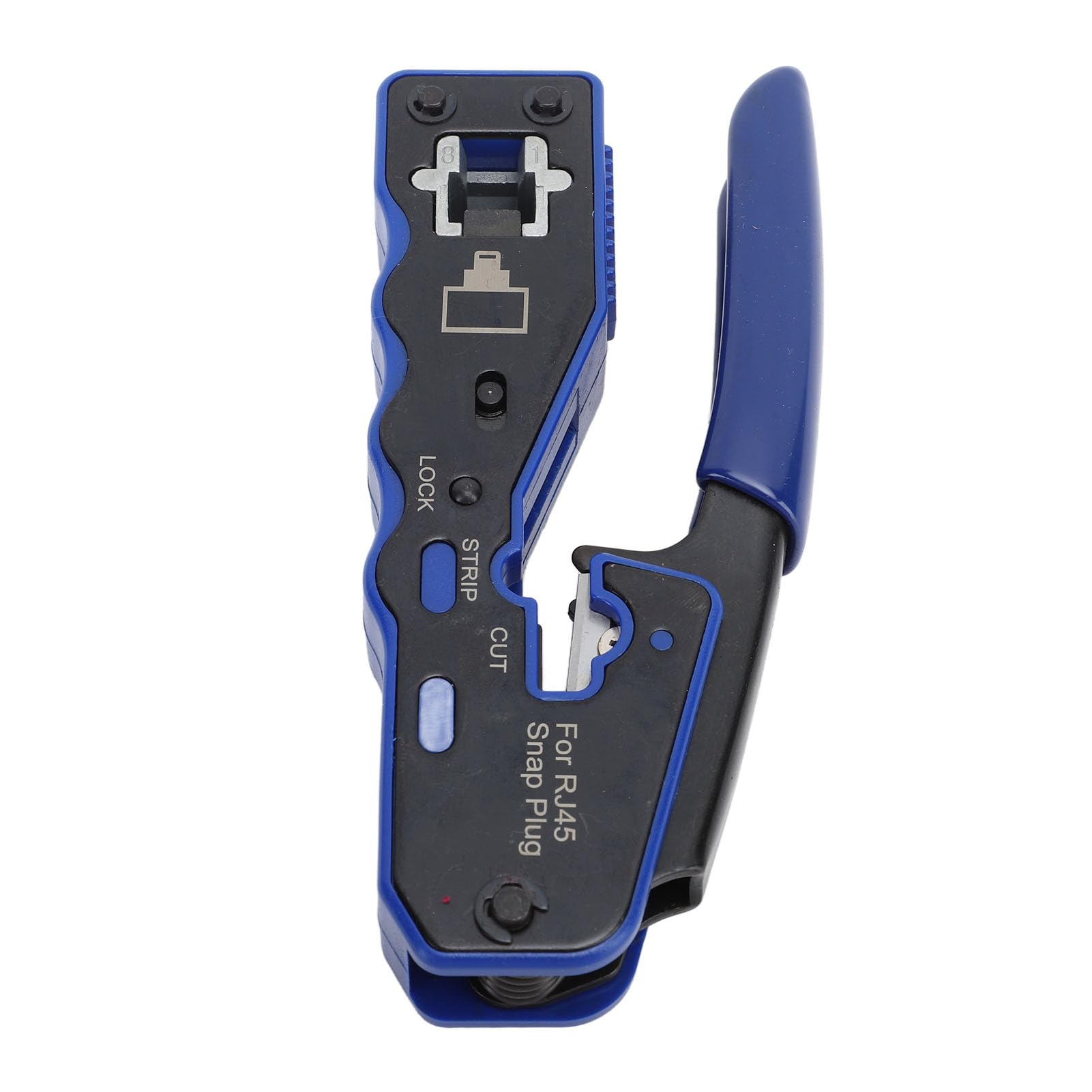 Network Cable Crimper Alipperie RJ45 Trans d'outils Ethernet pour divers acier en aluminium de câblage