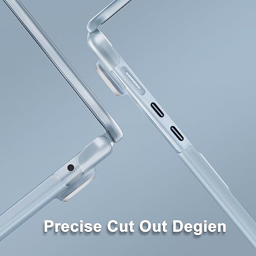 Miniatura 111 de MOSISO Funda compatible con MacBook Air de 15 pulgadas M4 M3 M2 2025 2024 2023 versión A3241 A3114 A2941 con Touch ID, funda rígida de plástico