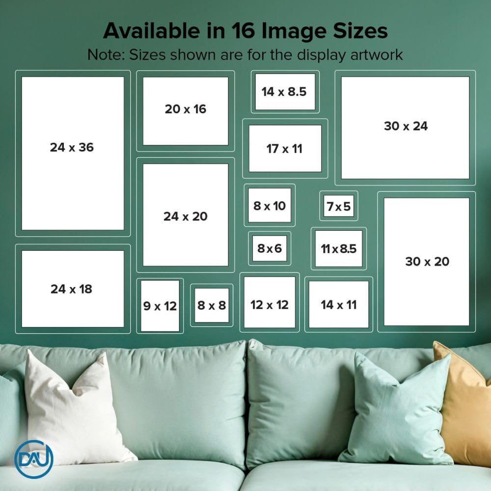 Acrylic Floating Frames Gold Standoffs(single) 16" x 20" Clear Acrylic Frames for Wall Mount Floating Picture Frame, Diploma Poster Certificate Hanging Photo Display Degree Prints Artwork Documents