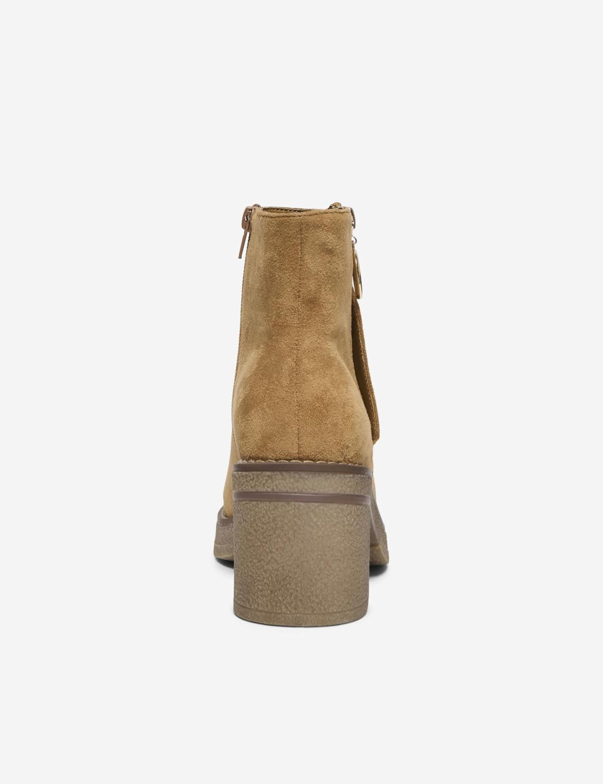 ONLY, Onlbabette Zipper Heeled Boot Mujer