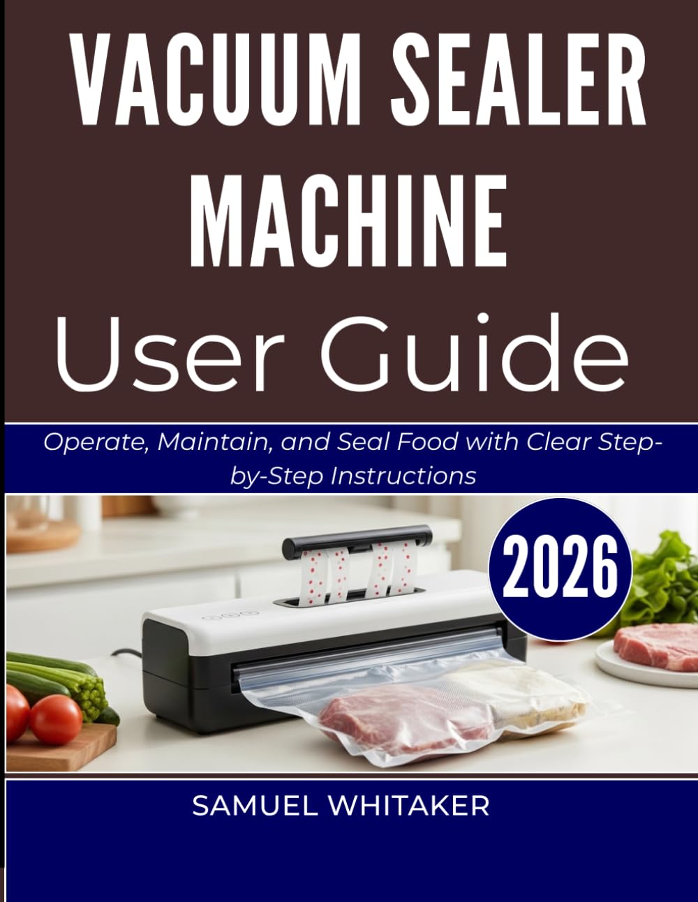 VACUUM SEALER MACHINE USER GUIDE: Operate, Maintain, and Seal Food with Clear Step-by-Step Instructions
