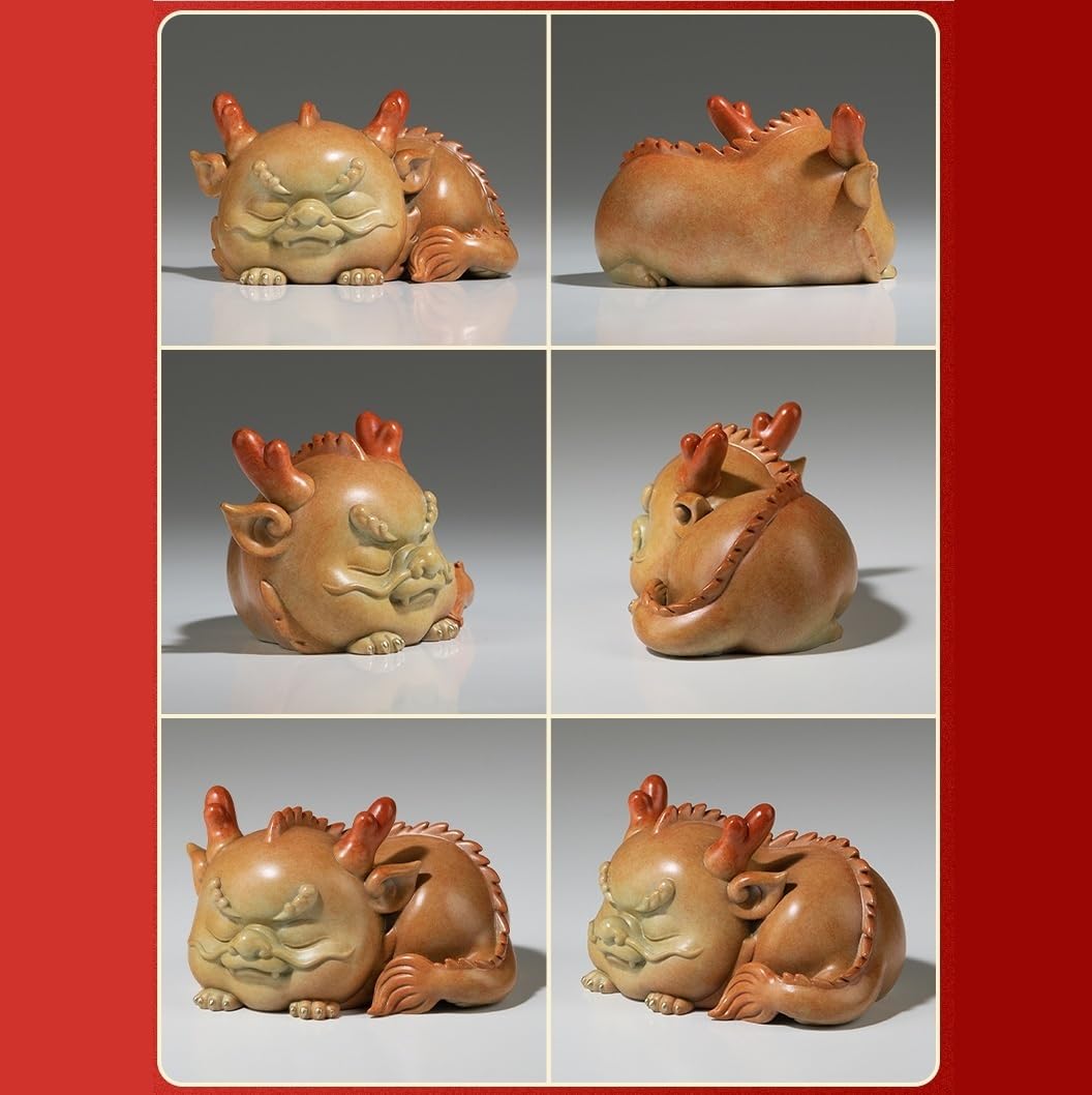 Figurki stołowe, miedziane, na biurko, Fortune, ornamenty, do domu, salonu, biura, ręcznie wykonana, dekoracja, rzemiosło artystyczne, ręcznie wykonana, dekoracja mieszkania (A)