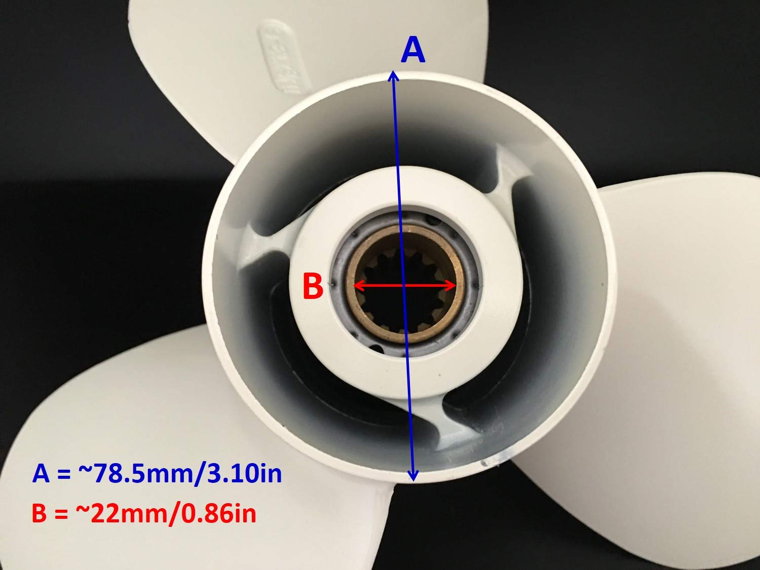 Boot Motor T40-04070000 Propeller für Parsun HDX Makara T40 T30 BM T36J T40J F30 F40 F60 Außenbordmotor