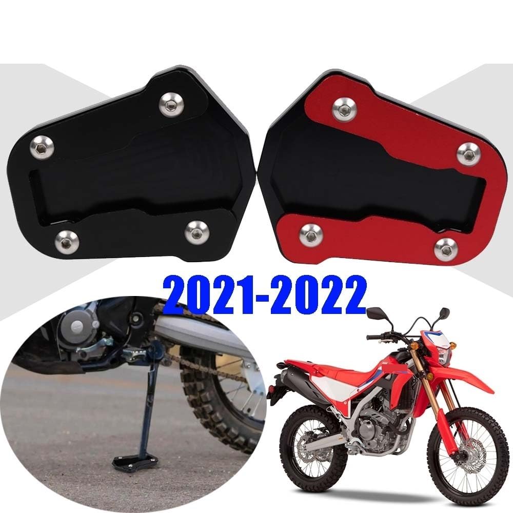 CNC Aluminium Verlängerungspolster Für Honda CRF300L & CRF300 Rally 2021-2022 - Eloxiert Rot