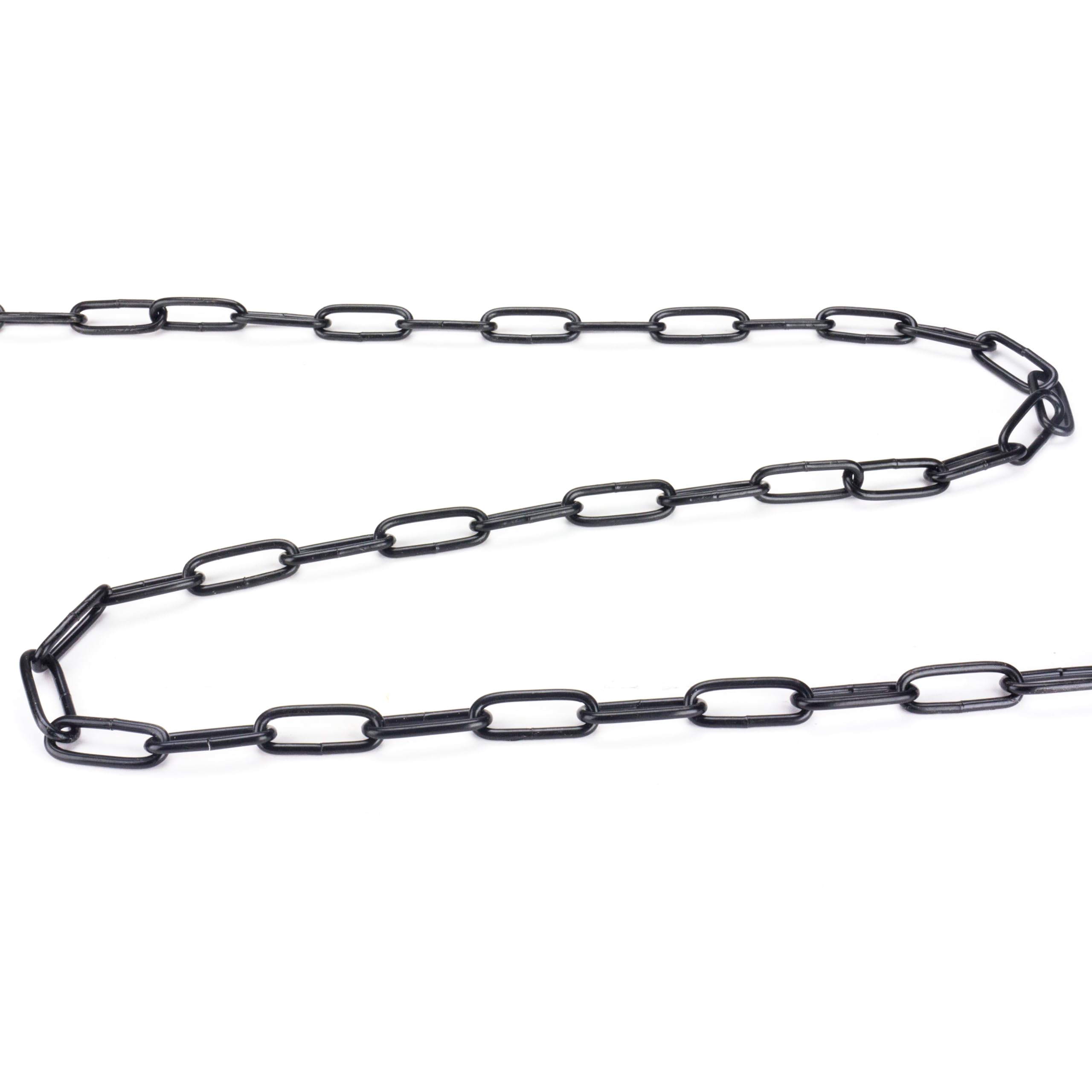 Marwotec 10 Meter Schwarz lackierte Kette 3,0 mm Rundstahlkette Ø 3mm Stahlkette geschweißt - Stahl -Schwarz beschichtet - Ø 3mm Ideal für den Außeneinsatz von Marwotec aus Deutschland