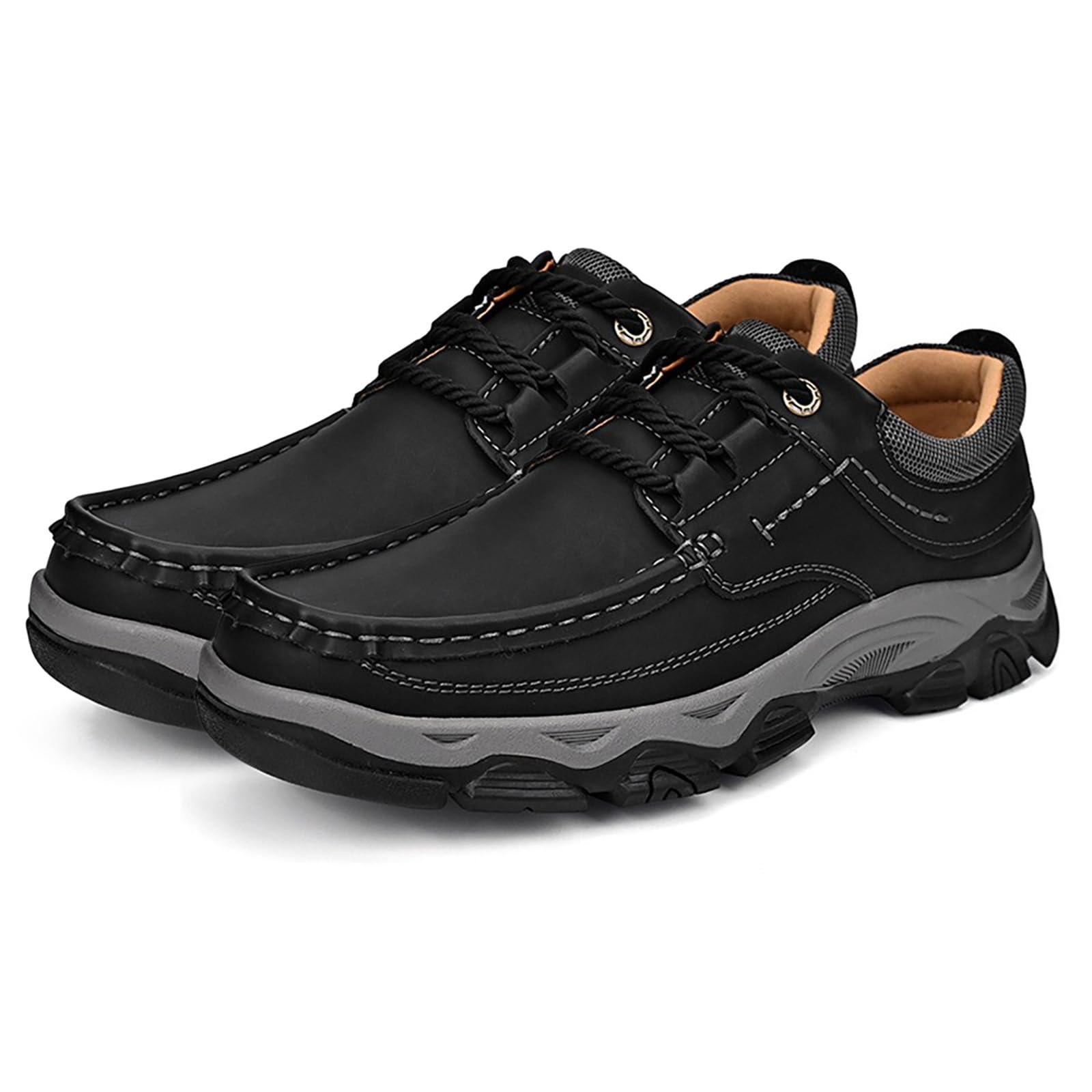 Generisch Trachten Sneaker Herren Sommer Vintage Lederschuhe Business Trachtenschuhe Breit Leder Schuhe Mokassins Elegant Sommerschuhe Modern Halbschuhe Hochzeit Herrenschuhe