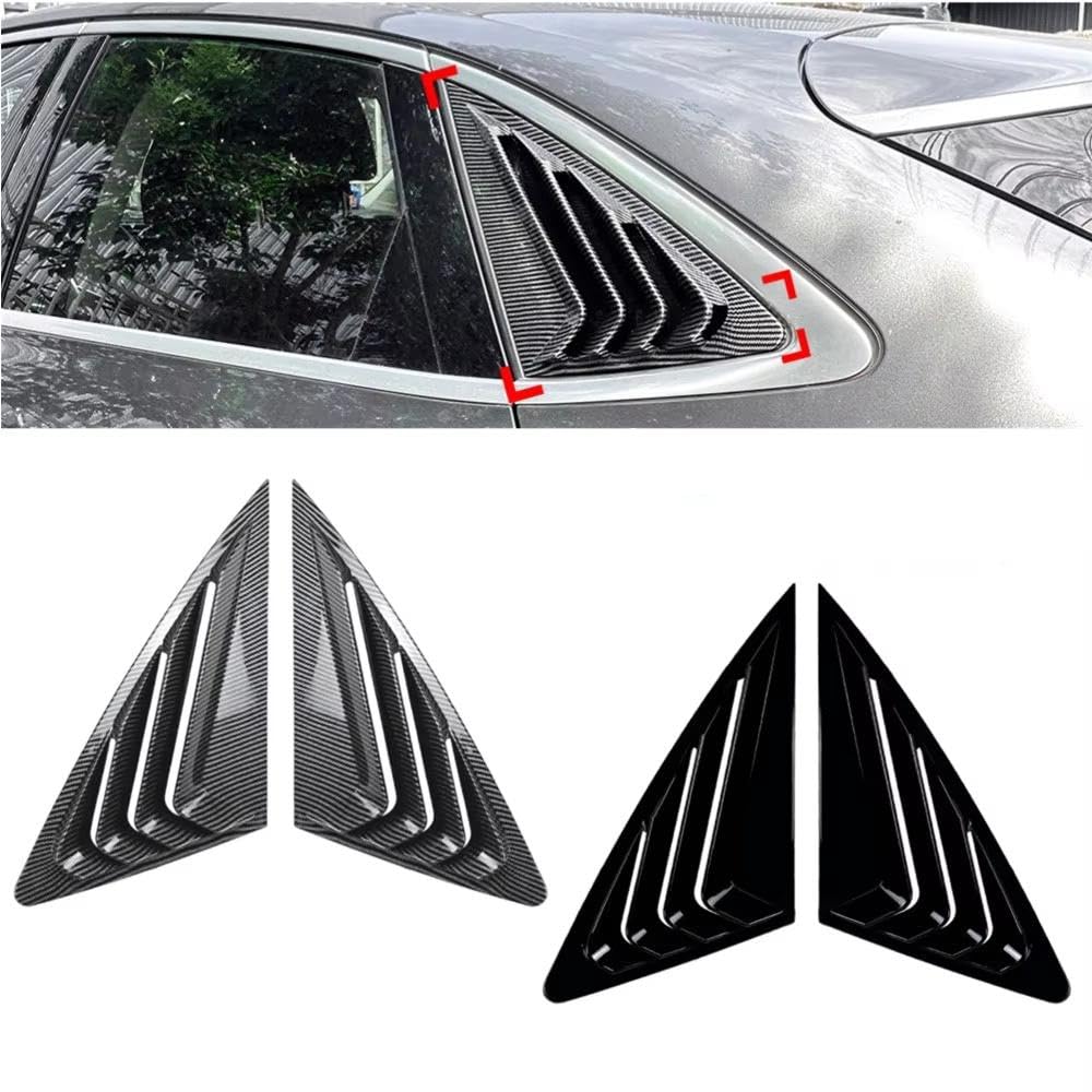Rivestimenti Esterni Feritoia Finestrino Per Q3 Sportback 2019‑2024 | Aspetto Dinamico, Impermeabile, Migliora La Privacy(Carbon Fiber)