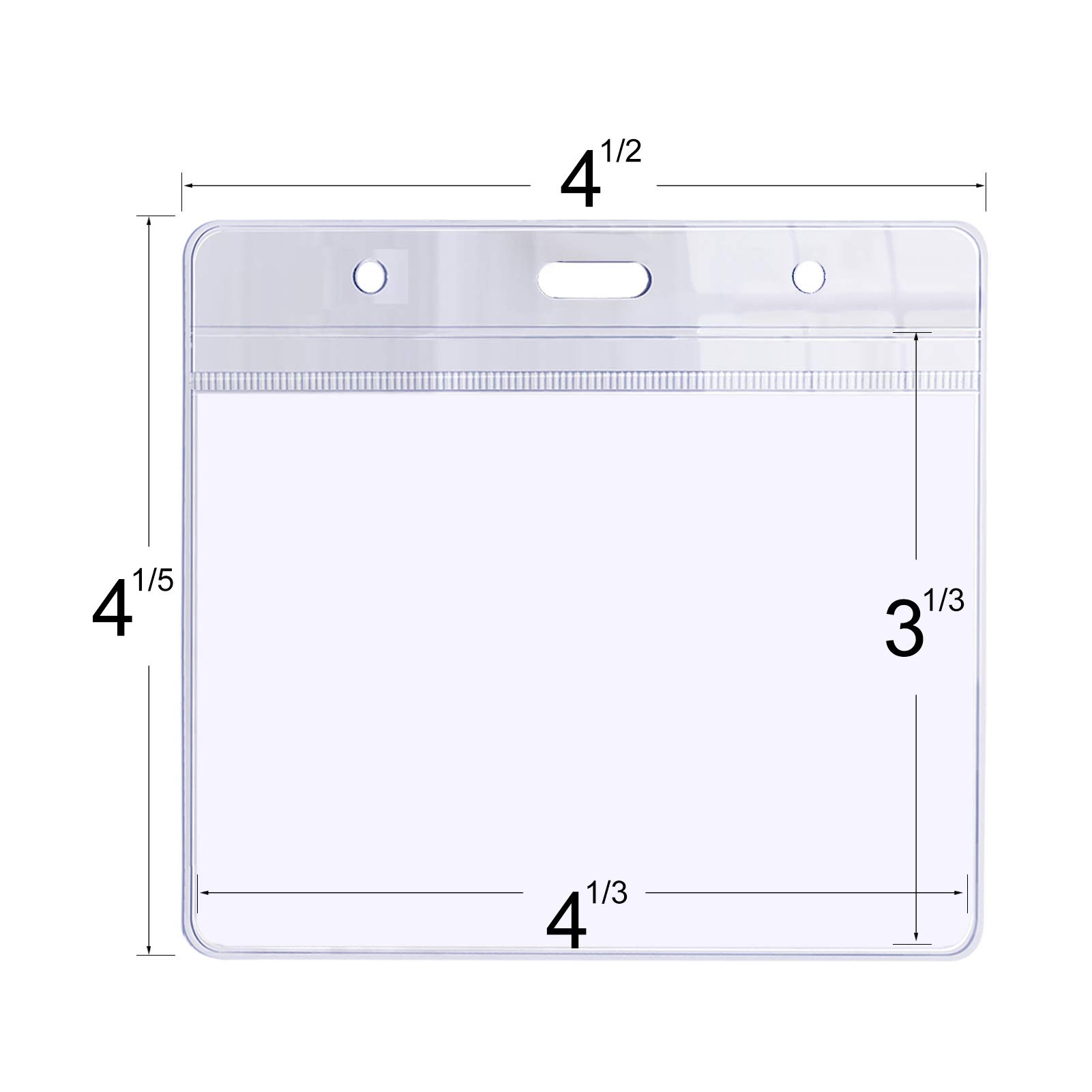 CDC Set Of 5 S & Straps - Clear PVC Protector Sleeve, Waterproof, 4.25x3.5  Inch Vaccine Card Holder
